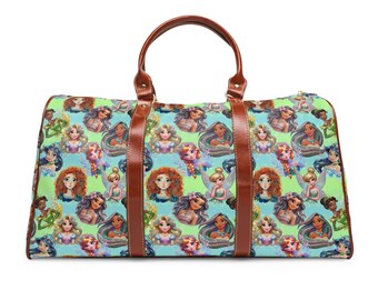 Disney Princess Plunjezak, waterdichte reistas, weekendtas, weekendtas, Disney-bagage, weekendtas, vakantiereizen, Disney-cadeau