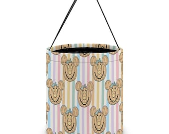 Disney Halloween Bag – Mickey & Friends Trick or Treat Bag – Candy Bag for Kids – Halloween Candy Bag- Halloween Party Bag- Candy Bucket