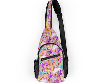 Rapunzel Park Bag, Disney Backpack, Disney Sling Bag, Chest Bag, Disney Gift, Vacation Bag, Travel Bag, Fanny Pack, Belt Bag