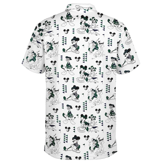 Disney Mickey Mouse Golf and Recreation Club Polo, Dad Golfing
