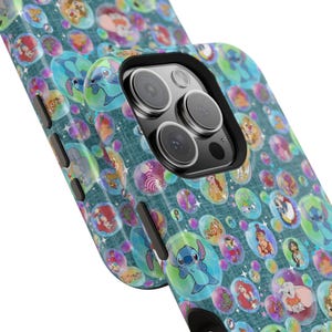 Disney Bubble Phone Case, Disney iPhone Case, Disney Phone Case, Samsung Phone Case, iPhone 15 Plus, iPhone 16 pro Case, Disney Phone Case image 2