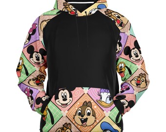 Mickey and Friends Sweatshirt, Disney Sweatshirt, Retro Raglan Sweatshirt, Disneyworld Shirts, Disney Vacation Shirt, Disneyland Shirt