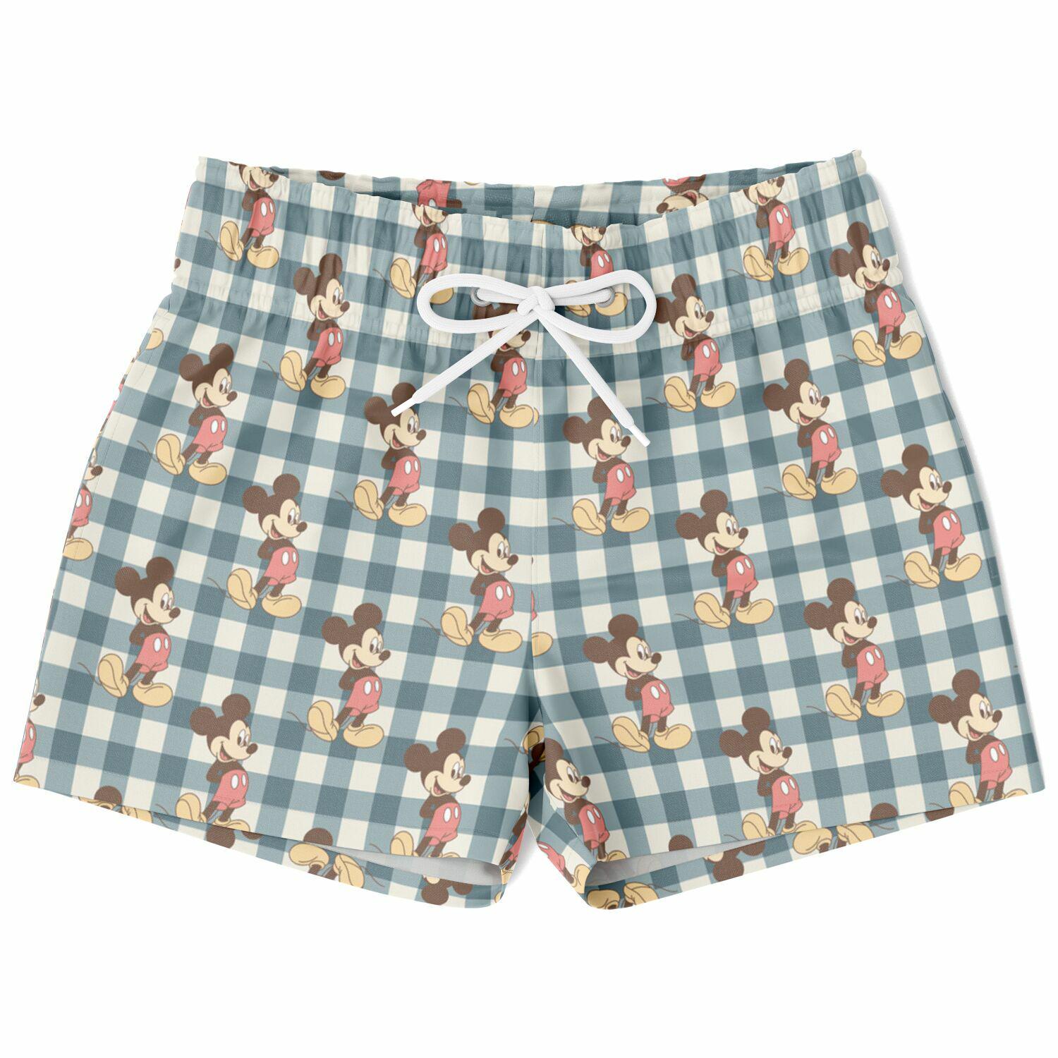 Discover Mickey and Friends Swim Trunks, Mickey Boys Beach Shorts, Disney Vacation Swimwear