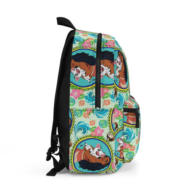 Moana Backpack, Disney Backpack, Back to School Book Bag, Disney Bag, Kids Backpack, Travel Bag, Disney Trip Accessories image 2