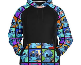 Stitch Sweatshirt, Disney Sweatshirt, Retro Raglan Sweatshirt, Disneyworld Shirts, Disney Vacation Shirt, Disneyland Shirt