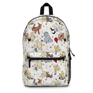 Winnie the Pooh Backpack, Disney Backpack, Back to School Book Bag, Disney Bag, Kids Backpack, Travel Bag, Disney Trip Accessories
