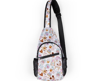 Disney Park Bag, Disney Backpack, Disney Sling Bag, Chest Bag, Disney Gift, Vacation Bag, Travel Bag, Fanny Pack, Belt Bag