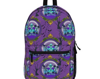 Mochila de la Mansión Encantada, Mochila Disney, Mochila para la Vuelta al Cole, Mochila Disney, Mochila Infantil, Bolsa de Viaje, Accesorios para Viajes Disney