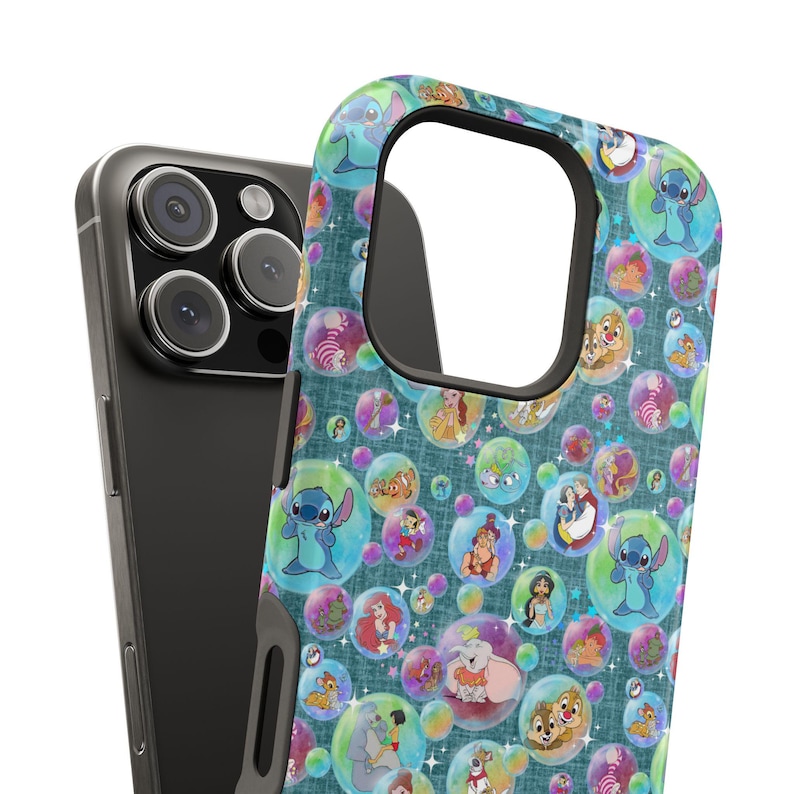 Disney Bubble Phone Case, Disney iPhone Case, Disney Phone Case, Samsung Phone Case, iPhone 15 Plus, iPhone 16 pro Case, Disney Phone Case image 4