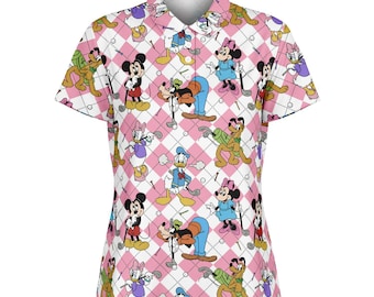Polo del Club de Golf y Recreación de Minnie Mouse de Disney, Club de Golf para Mamás, Camiseta Deportiva Retro de Disney, Club de Golf Disney con la Pata Daisy, Regalo de Golf