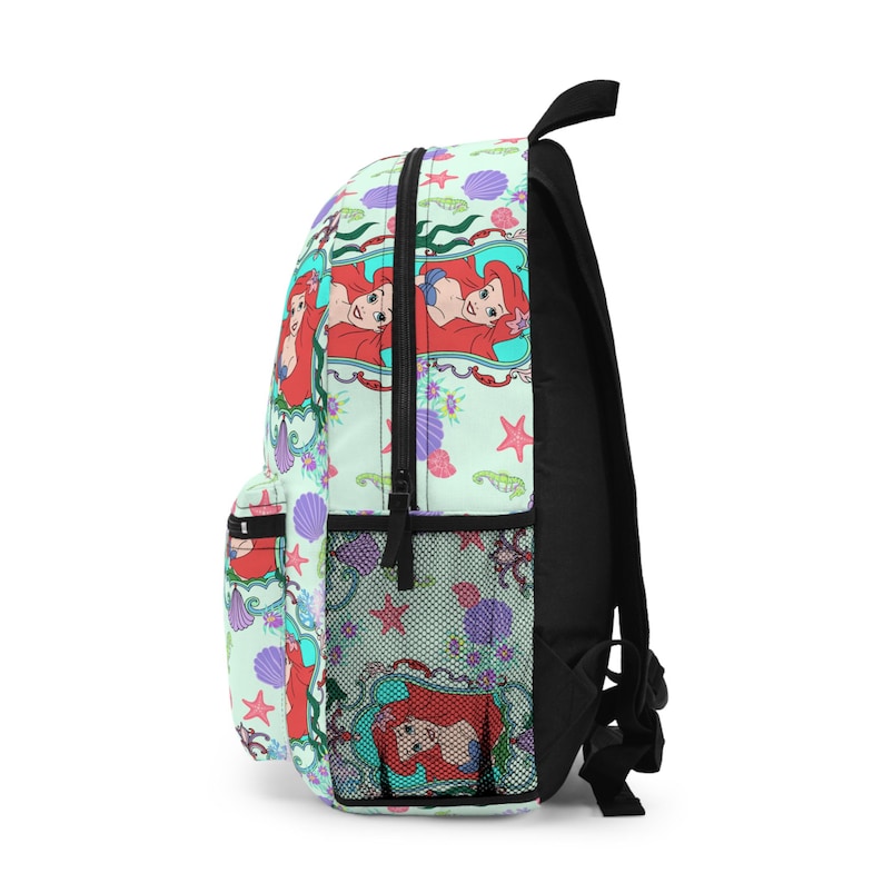 Little Mermaid Backpack, Ariel. Disney Backpack, Back to School, Disney Bag, Travel Bag, Disney Bound, Disney Trip Accessories, image 3
