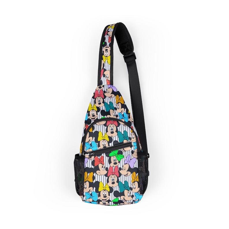 Minnie Mouse Disney Park Bag, Disney Backpack, Disney Sling Bag, Chest Bag, Disney Gift, Vacation Bag, Travel Bag, Fanny Pack, Belt Bag image 1