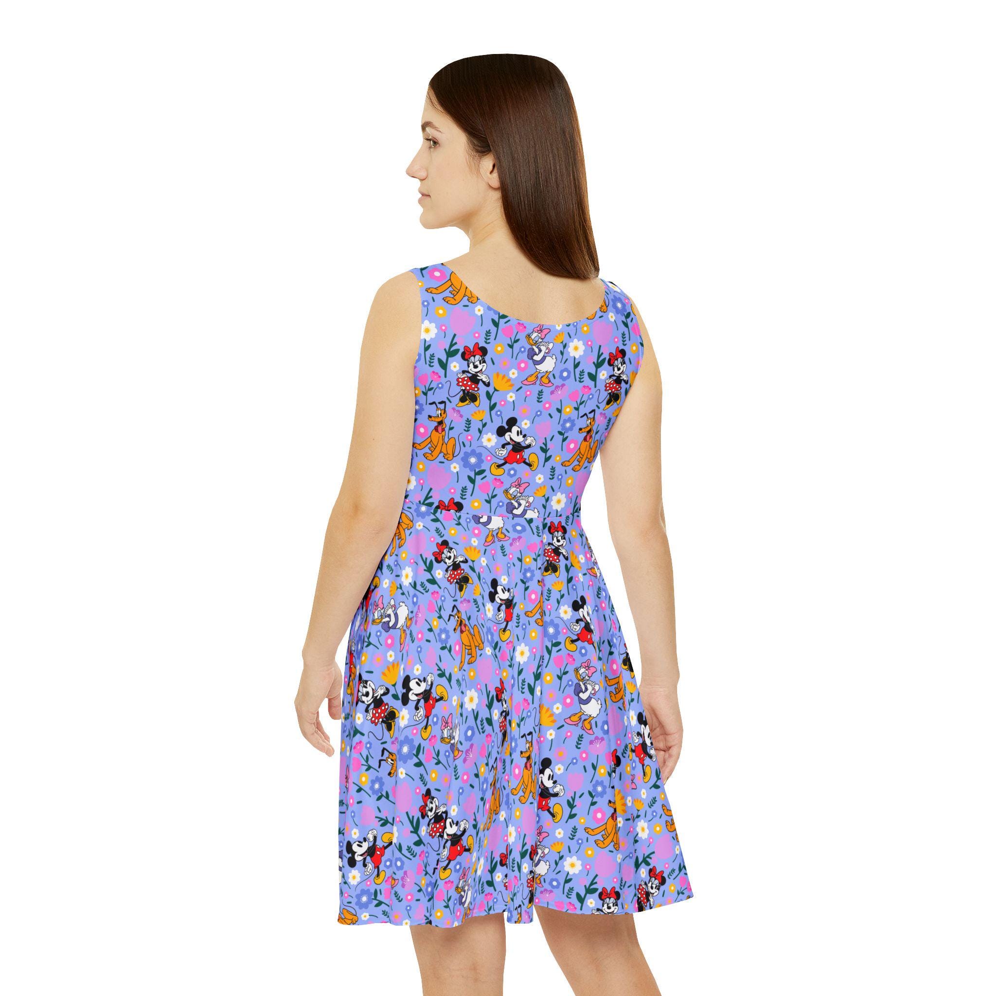 mickey mouse skater dress Mickey Mouse Skater Dress, Disney Mouse Women Dress, Disneyland Trip Summer Dress, Gift for Her, Magic Kingdom Gift