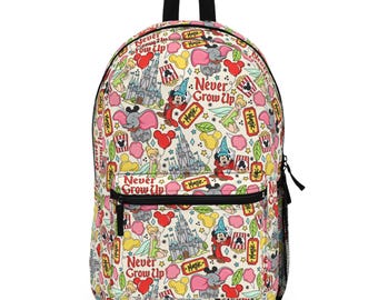 Sac à dos Disney World - sac de voyage Mickey Mouse pour enfants, cartable d'école, accessoire de parc à thème, joli sac à dos de vacances, sac à dos de voyage