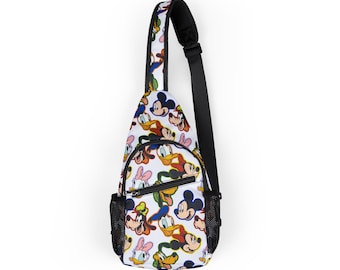 Mickey and Friends Park Bag, Disney Backpack, Disney Sling Bag, Chest Bag, Disney Gift, Vacation Bag, Travel Bag, Fanny Pack, Belt Bag