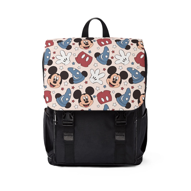 Mickey Mouse Backpack, Disney Backpack, Back to School Book Bag, Disney Bag, Kids Backpack, Travel Bag, Disney Trip Accessories image 1