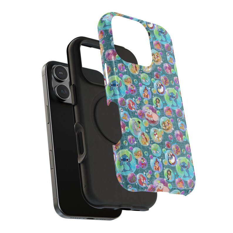 Disney Bubble Phone Case, Disney iPhone Case, Disney Phone Case, Samsung Phone Case, iPhone 15 Plus, iPhone 16 pro Case, Disney Phone Case image 6
