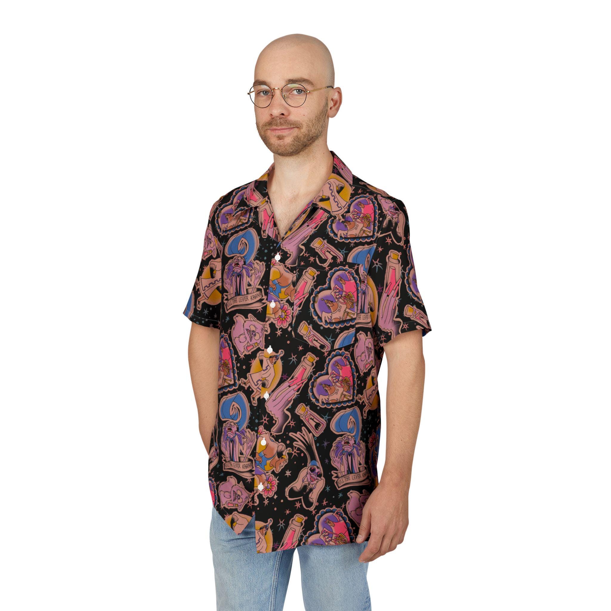 Camicia hawaiana da uomo button down hawaii a maniche corte camicie hawaiane floreali Funky casual stampa camicie leggere casual camicie da spiaggia