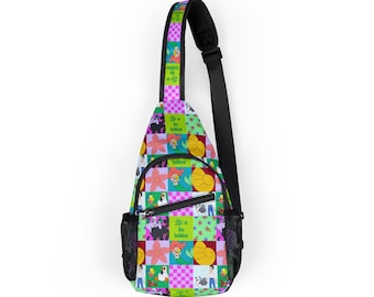 Little Mermaid Park Bag, Disney Backpack, Sling Bag, Ariel Chest Bag, Disney Gift, Vacation Bag, Travel Bag, Fanny Pack, Belt Bag