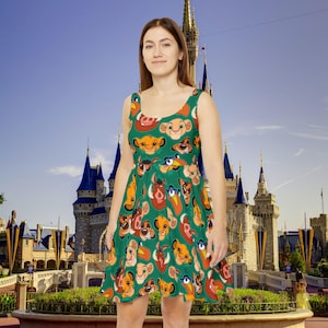Lion King Disney Athletic Dress for Women | Comfortable Park Outfit | Cute & Lightweight Dress for Disney Trips | Animal Kingdom