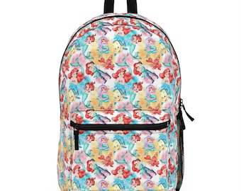 Zaino Ariel La Sirenetta, Zaino Disney, Borsa per il ritorno a scuola, Borsa Disney, Zaino per bambini, Borsa da viaggio, Accessori per viaggi Disney