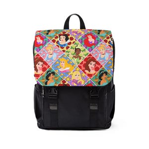 Disney Princess Backpack, Disney Bag for School or Travel, Disney Gift, Magical Park Day Bag, Bookbag, Schoolbag, Ariel Rapunzel