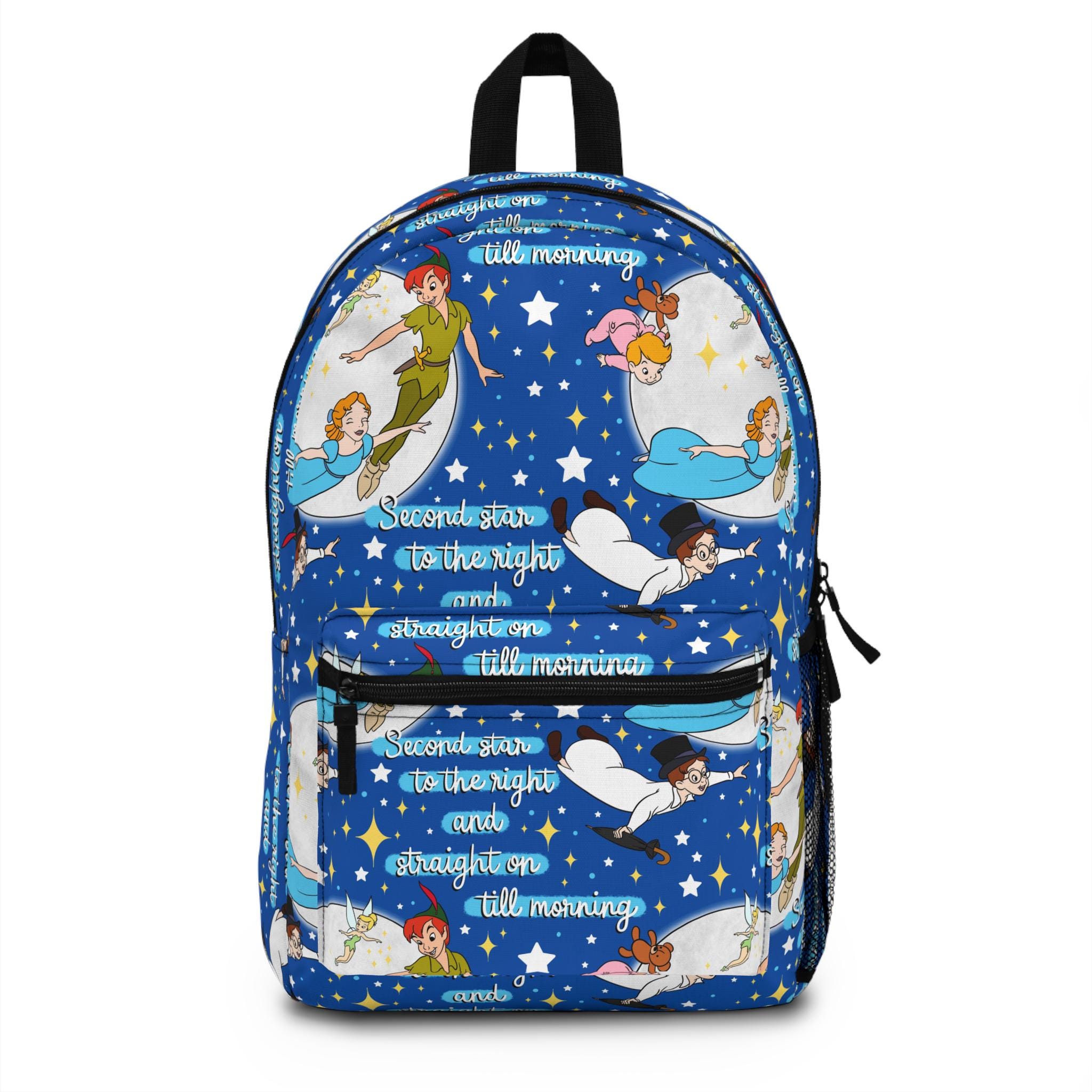 Disney Lounged Full Size Child School Peter Pan Backpack Rare Peter Pan Backpack, Disney Backpack, Back to School Book Bag  main image 4