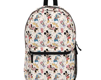 Mochila de Mickey y Minnie, mochila de Disney, mochila para la vuelta al cole, mochila de Disney, mochila para niños, bolsa de viaje, accesorios para viajes de Disney