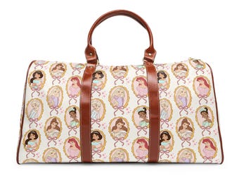 Disney Princess Plunjezak, waterdichte reistas, weekendtas, weekendtas, Disney-bagage, weekendtas, vakantiereizen, Disney-cadeau