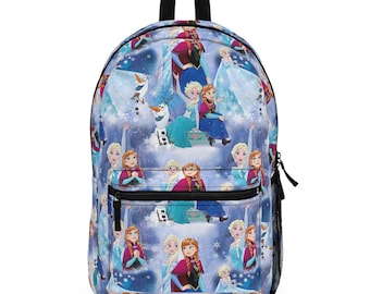 Frozen Anna and Elsa Backpack, Disney Backpack, Back to School Book Bag, Disney Bag, Kids Backpack, Travel Bag, Disney Trip Accessories