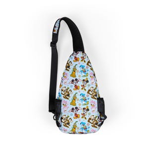 Torba parkowa Myszka Miki i Minnie, plecak Disney, torba na ramię Disney, torba na klatkę piersiową, prezent Disney, torba na wakacje, torba podróżna, saszetka biodrowa, torba na nerkę zdjęcie 2