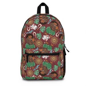 Zaino Maui, Zaino Disney Moana, Zaino per il ritorno a scuola, Borsa Disney, Zaino per bambini, Borsa da viaggio, Disney Bound, Accessori da viaggio Disney immagine 1
