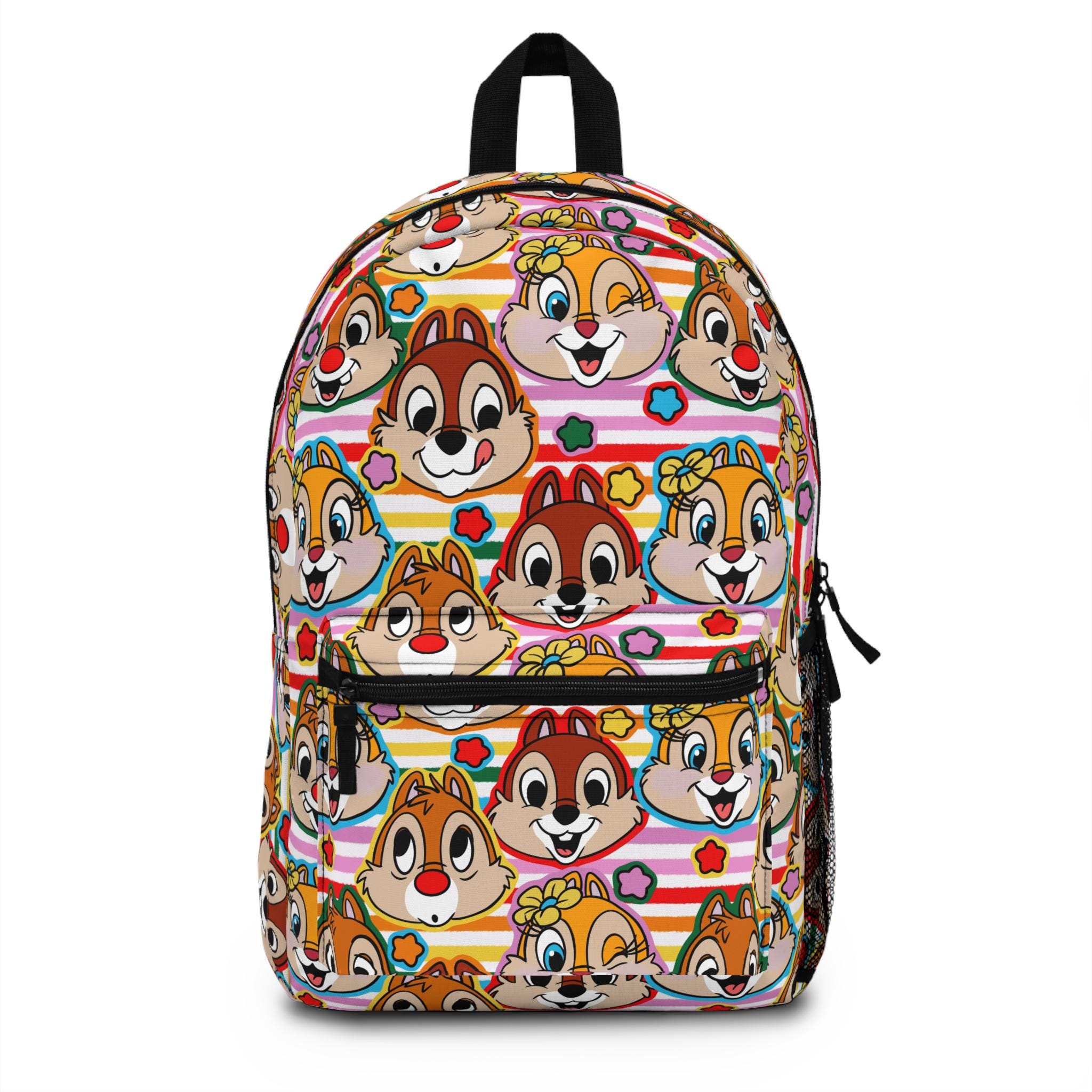 Disney Chip & Dale Full Size Backpack All-Over Print Character School Travel Bag Disney Chip  main image 3