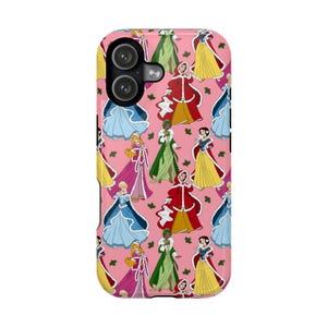 Disney Princess Christmas Phone Case, Disney Iphone Case, Disney Phone Case, Samsung Phone Case, Iphone 17, Iphone 16 pro Case