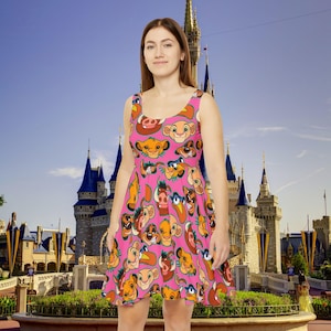 Lion King Disney Athletic Dress for Women | Comfortable Park Outfit | Cute & Lightweight Dress for Disney Trips | Animal Kingdom Dress