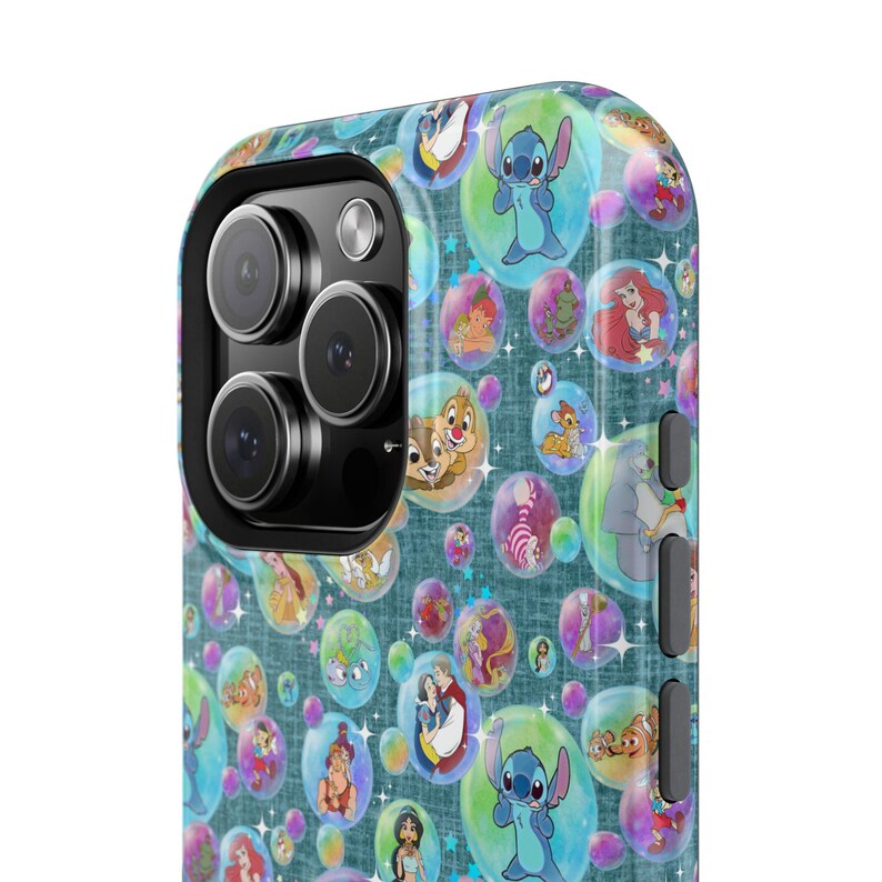 Disney Bubble Phone Case, Disney iPhone Case, Disney Phone Case, Samsung Phone Case, iPhone 15 Plus, iPhone 16 pro Case, Disney Phone Case image 3
