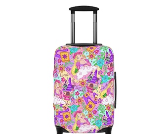 Funda de equipaje de poliéster y elastano vibrante: protección para viajes