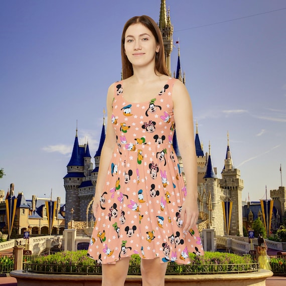 Mickey and Friends Skater Dress Athletic Dress, Women's for Disney World Trip, Skater Dress, Athletic Dress, Disney World, RunDisney, Cruise Mickey and Friends Skater Dress Athletic Dress, Women's for Disney World Trip, Skater Dress, Athletic Dress, Disney World, RunDisney, Cruise