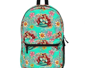 Zaino della Sirenetta, Zaino Disney, Zaino per il ritorno a scuola, Borsa Disney, Zaino per bambini, Borsa da viaggio, Accessori per viaggi Disney
