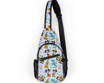 Mickey Mouse Minnie Park Bag, Disney Backpack, Disney Sling Bag, Chest Bag, Disney Gift, Vacation Bag, Travel Bag, Fanny Pack, Belt Bag