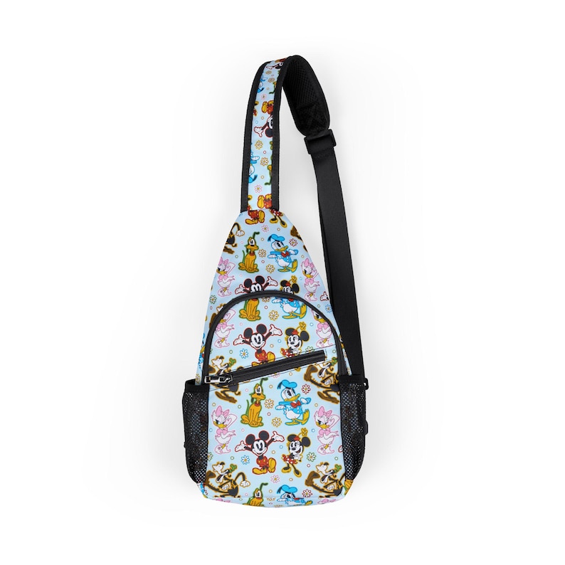 Torba parkowa Myszka Miki i Minnie, plecak Disney, torba na ramię Disney, torba na klatkę piersiową, prezent Disney, torba na wakacje, torba podróżna, saszetka biodrowa, torba na nerkę zdjęcie 1