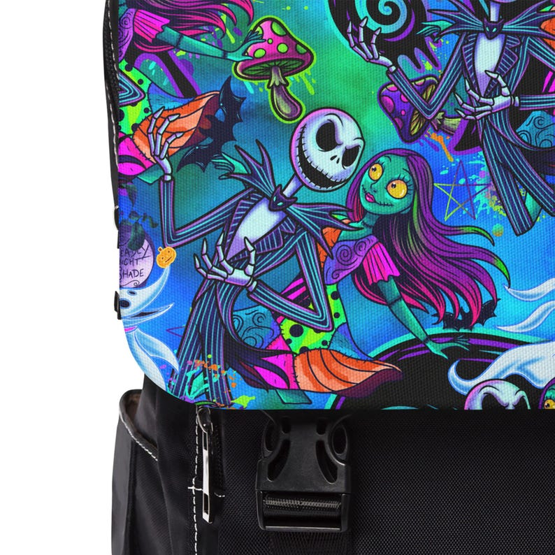 Nightmare Before Christmas Backpack, Disney Backpack, Back to School Book Bag, Disney Bag, Kids Backpack, Travel Bag, Disney Trip Accessory image 4