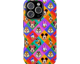 Mickey and Friends-telefoonhoesje, Disney Iphone-hoesje, Disney-telefoonhoesje, Samsung-telefoonhoesje, iPhone 15+, Iphone 16 Pro-hoesje
