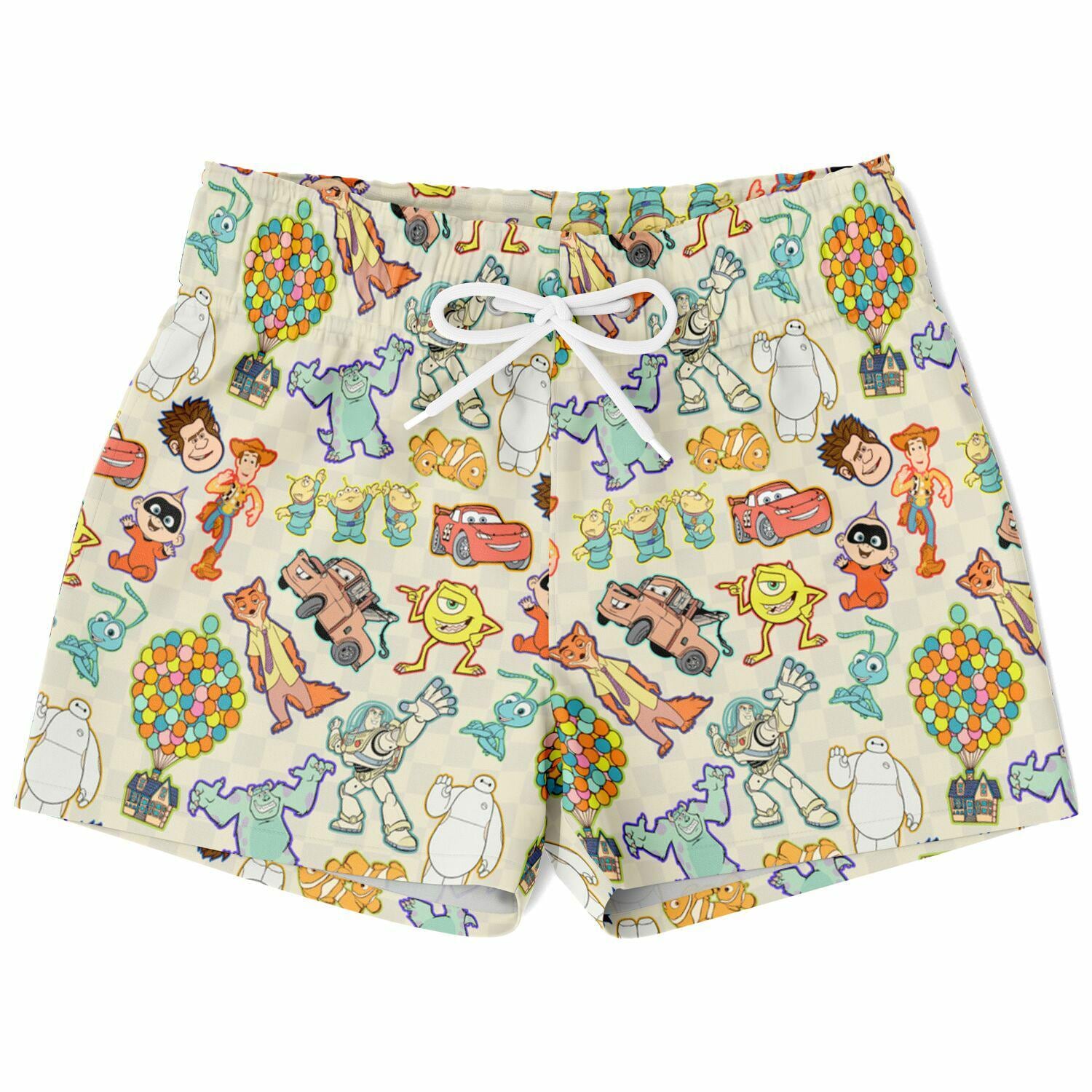 Discover Mickey and Friends Swim Trunks, Mickey Boys Beach Shorts, Disney Vacation Swimwear