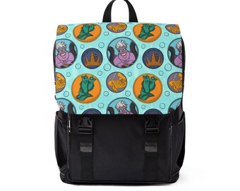 Ursula Disney Backpack, Disney Backpack, Back to School Book Bag, Disney Bag, Kids Backpack, Travel Bag, Disney Trip Accessories