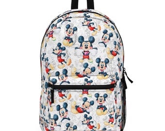 Mochila de Mickey Mouse, mochila de Disney, mochila para la vuelta al cole, mochila Disney, mochila para niños, bolsa de viaje, accesorios para viajes de Disney