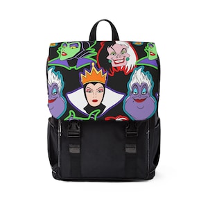 Villian Halloween Backpack, Disney Backpack, Back to School Book Bag, Disney Bag, Kids Backpack, Travel Bag, Disney Trip Accessories