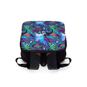 Nightmare Before Christmas Backpack, Disney Backpack, Back to School Book Bag, Disney Bag, Kids Backpack, Travel Bag, Disney Trip Accessory image 3