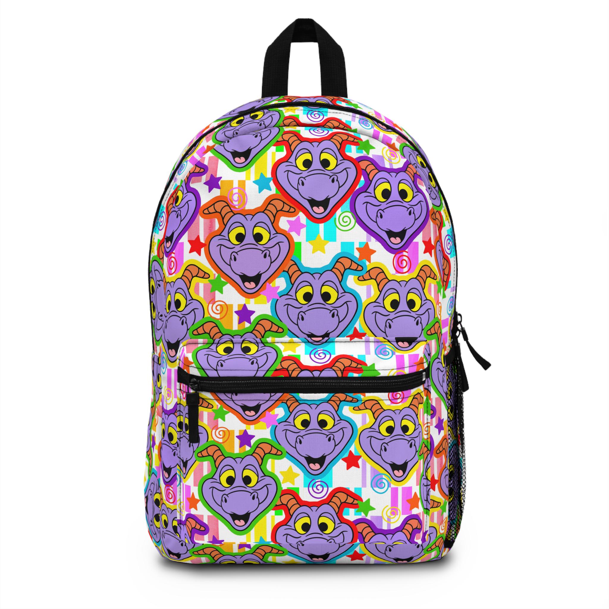 Sac à dos Figment, sac à dos Disney, cartable pour la rentrée des classes, sac Disney, sac à dos pour enfant, sac de voyage, accessoires de voyage Dis