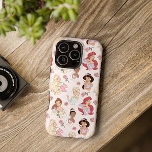 Disney Princess Phone Case, Disney Iphone Case, Disney Phone Case, Samsung Phone Case, Iphone 15 Plus, Iphone 16 pro Case, Disney Phone Case